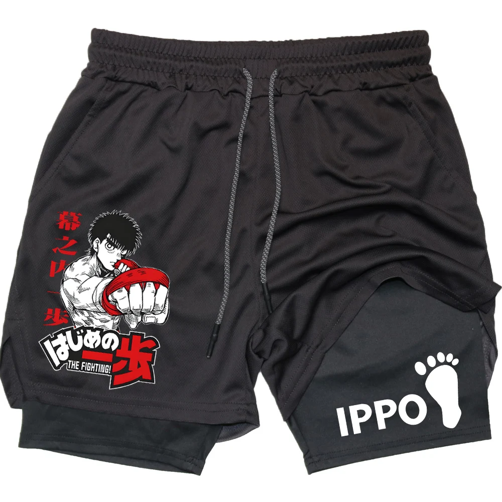 Compression Shorts Athletes - IPPO Anime Gym Shorts Heren Boksen