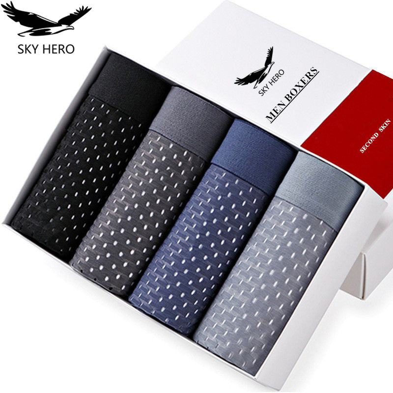 Boxer Shorts Modal - 4 Stks/partij Ondergoed Mannen Slipje Boxers