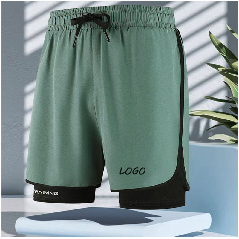 Compression Shorts Athletes - Heren 2-in-1 Dubbellaagse Sportshorts Zomer Ademend