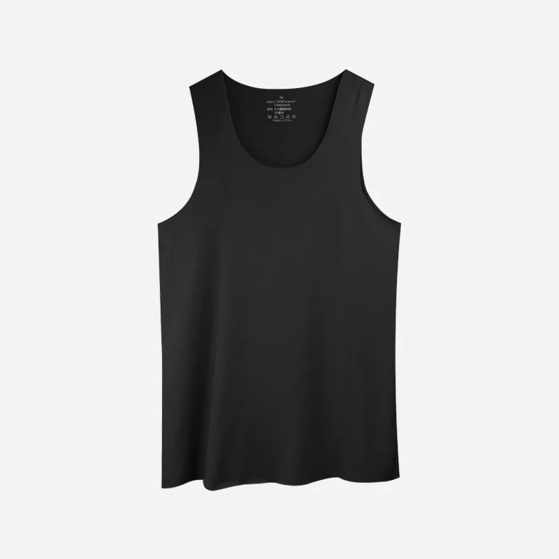 Undershirt Crew Neck - Dun vest voor heren, U-hals, groot
