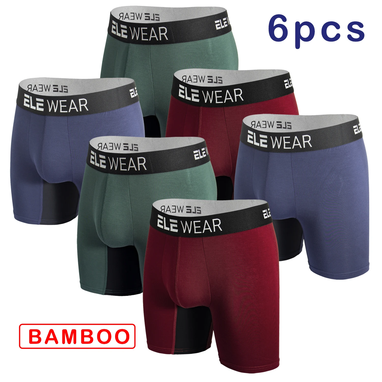6 stuks bamboe herenondergoed, - Bamboo Fiber Trunk recensie en prijs