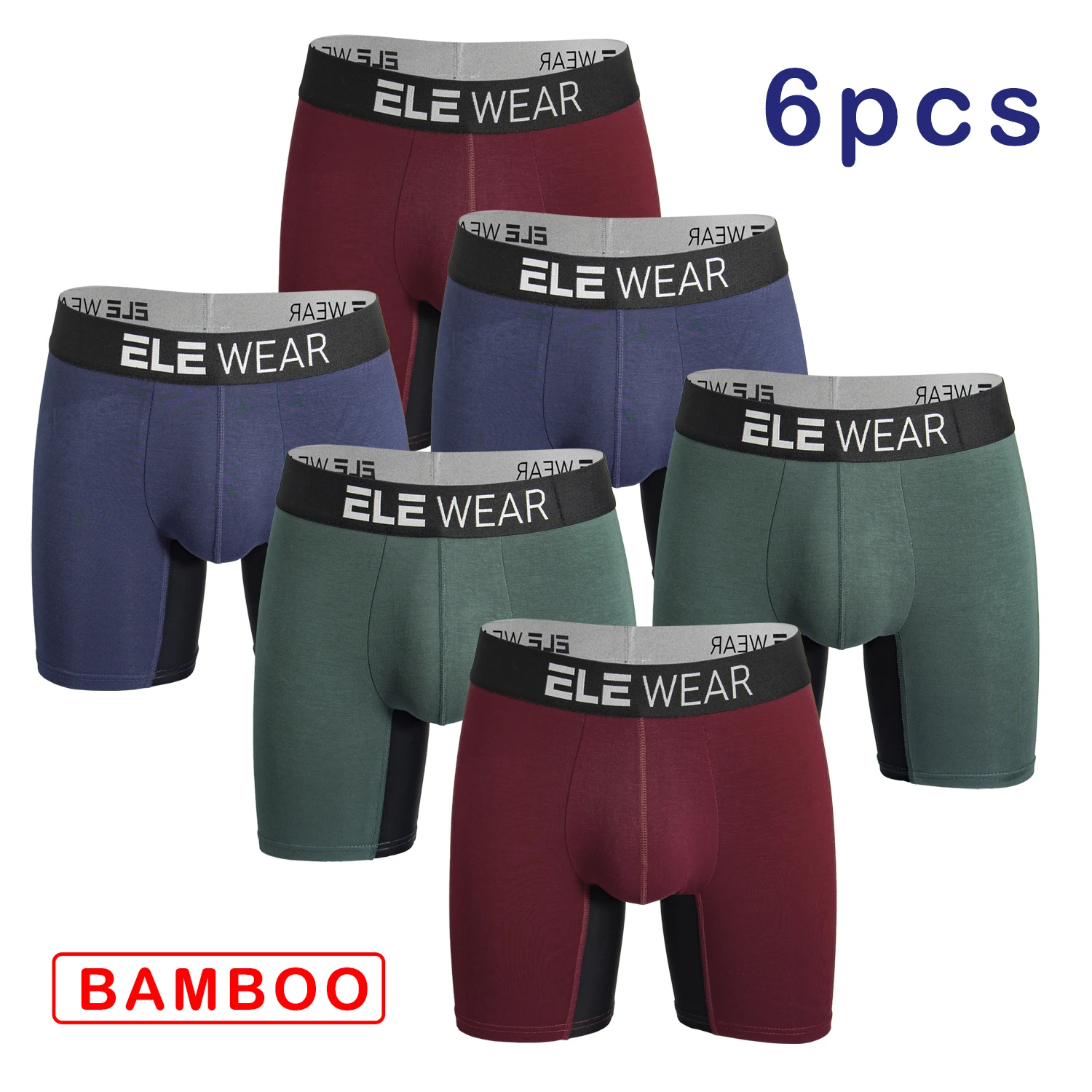 6 stuks bamboe herenondergoed, - Bamboo Fiber Trunk recensie en prijs