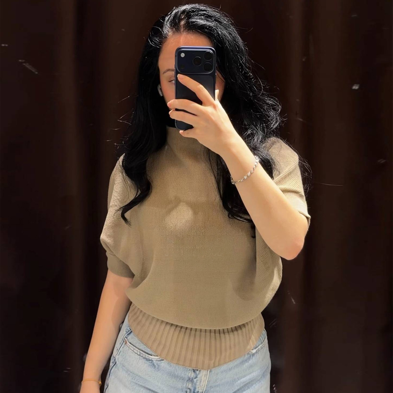 Dames cropped geribbelde gebre - Tank Top Ribbed recensie en prijs