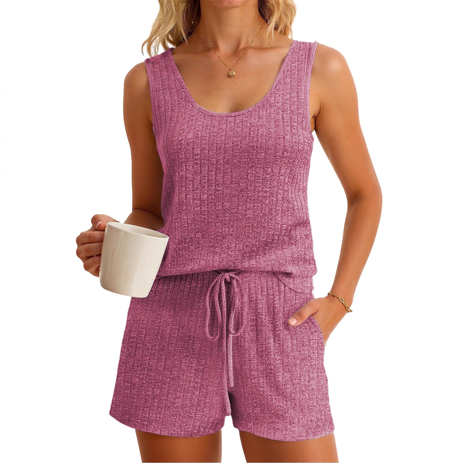 Dames lente-zomer mouwloze tan - Tank Top Ribbed recensie en prijs