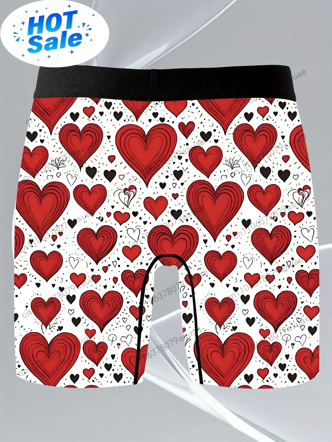 1pc heren boxershorts met hart - Quick Dry Underwear recensie en prijs