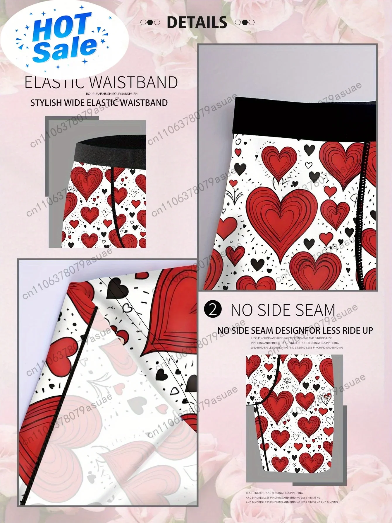 1pc heren boxershorts met hart - Quick Dry Underwear recensie en prijs